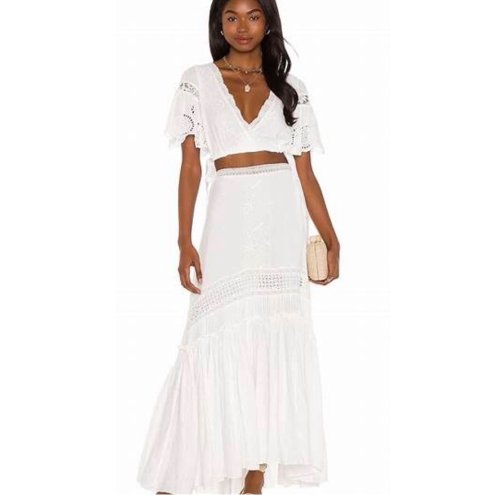 NWT Free People Imogen Set in Ivory